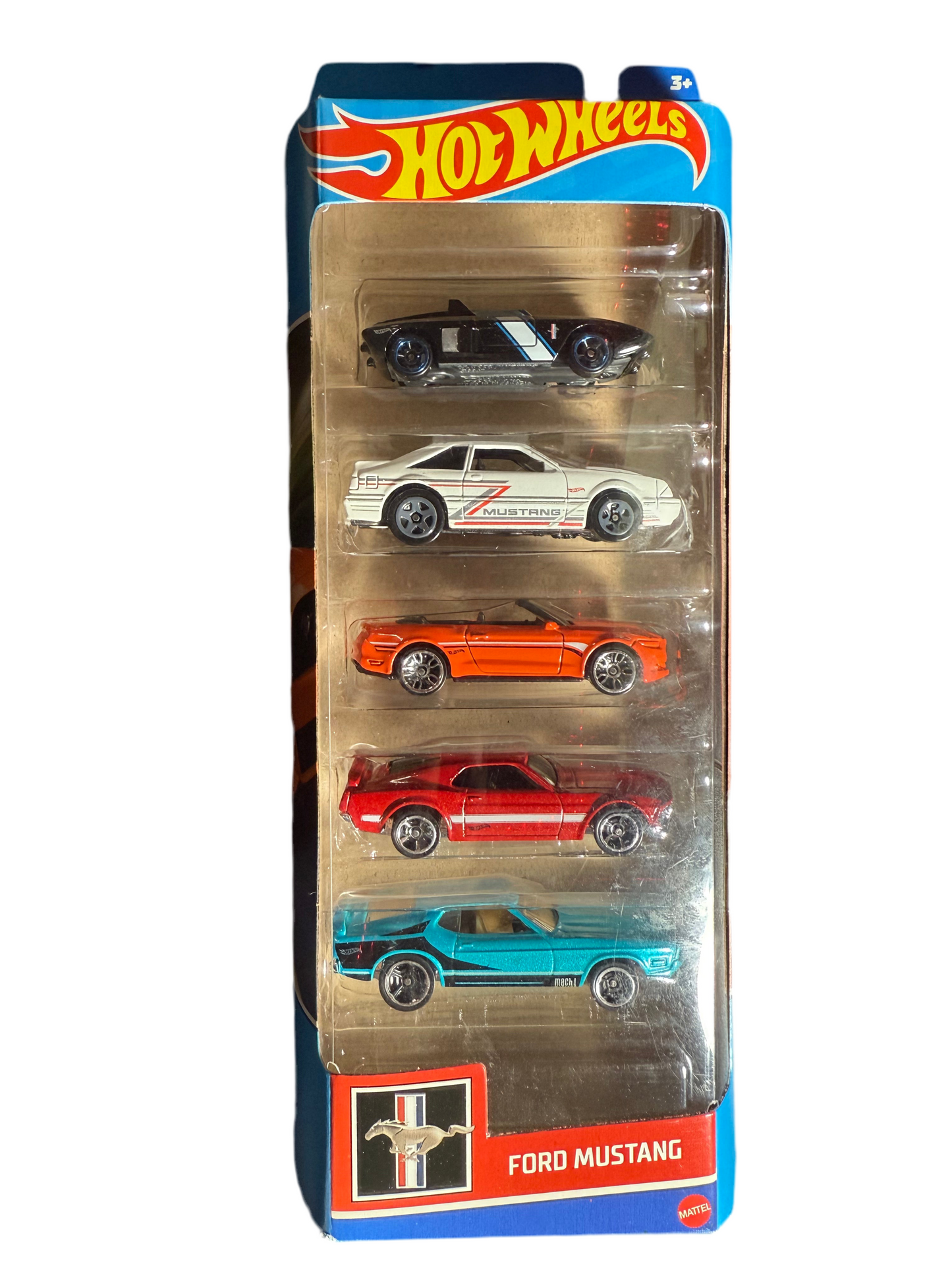 Hot Wheels Ford Mustang 5 car pack