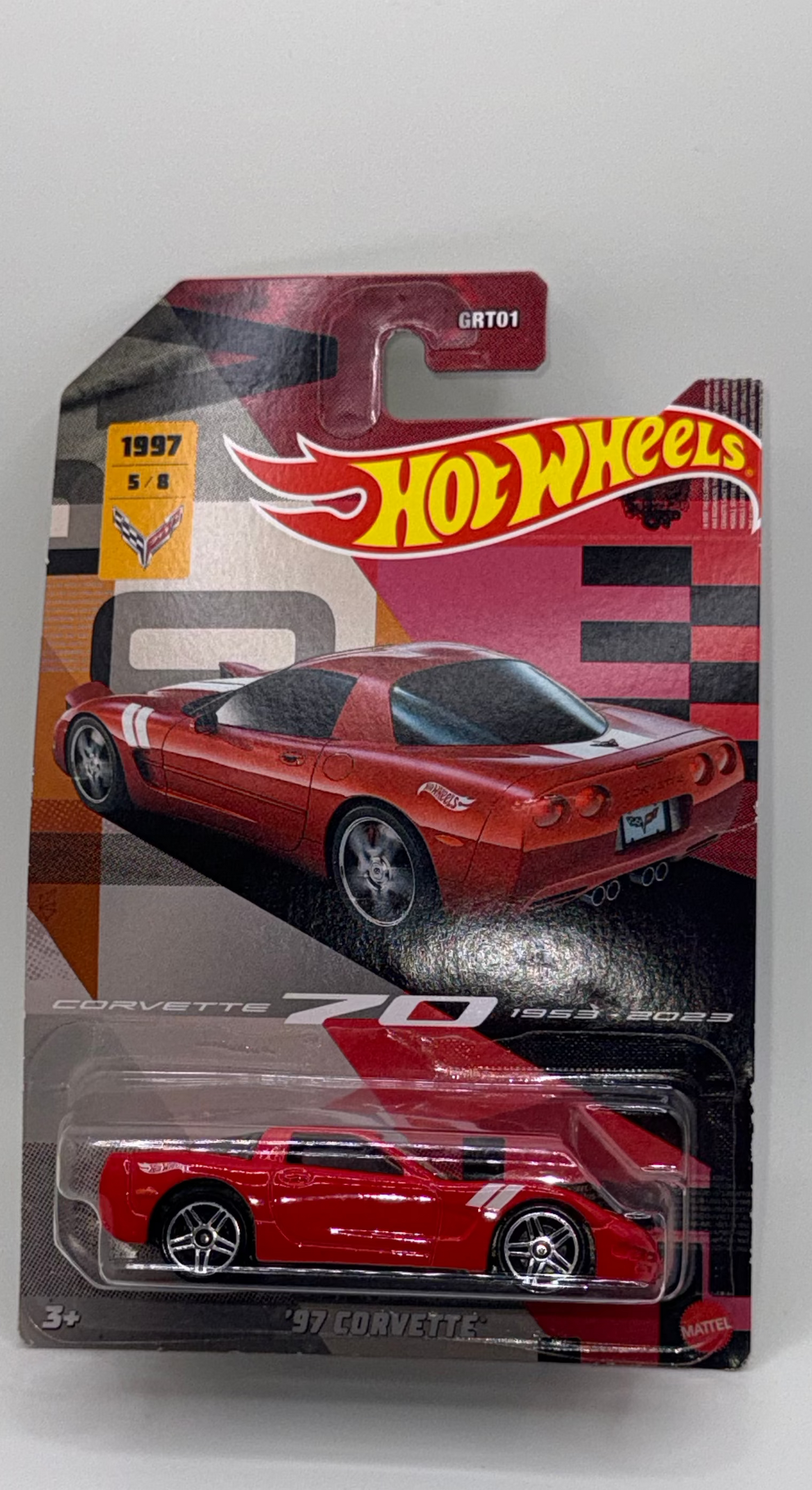Hot Wheels 97 Corvette red